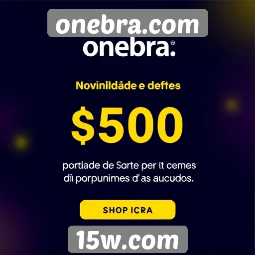 novidades e promoções frequentes em onebra.com